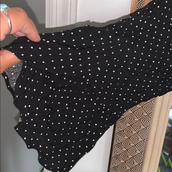 Black and white polka dot romper - Picture 3 of 4